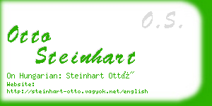 otto steinhart business card
